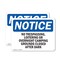 Signmission No Trespassing Loitering Or Overnight Camping OSHA Notice Sign, Plastic, 10in W x 7in L, 2PK OS-2PACK-NS-P-710-L-15013 - alternate 1